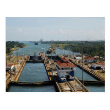 Gatun Locks 7 Postcard