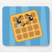 Gaufre triste tapis de souris
