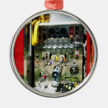 Gauges Hoses And Helmet Christmas Tree Ornament