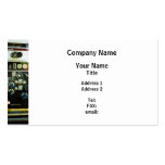 Gauges on Fire Truck Business Card Template