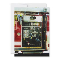 Gauges on Fire Truck Custom Announcements