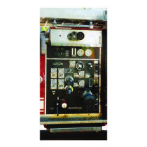 Gauges on Fire Truck Photo Card Template