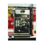 Gauges on Fire Truck Postcards