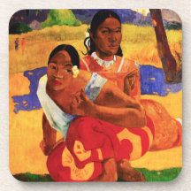 Gauguin When Are You Getting Married Coaster