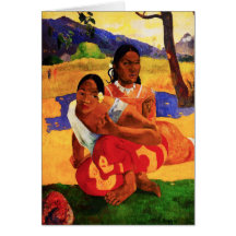 Gauguin When Are You Getting Married Note Card
