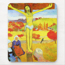 Gauguin Yellow Christ Mouse Pad