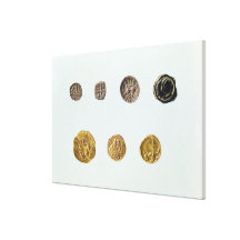 Gaulish coins, c.750-0 BC Canvas Prints