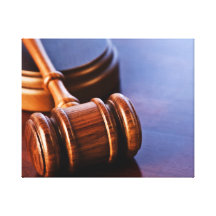 Gavel Gallery Wrapped Canvas