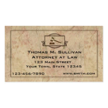 Gavel, Marble, Business Card