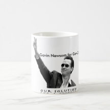 Gavin Newsom for Gov 2010 Mug