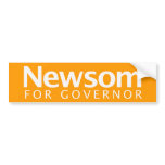 Gavin Newsom for Governor Bumper Sticker bumper stickers