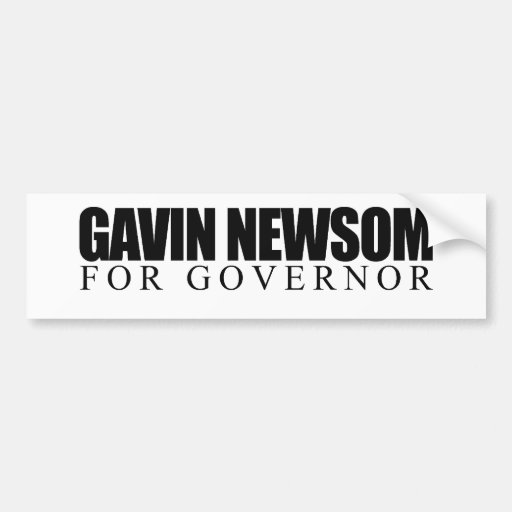 Gavin Newsom for Governor Bumper Sticker