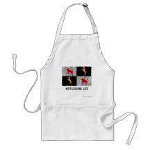 Gävleborgs län waving flag with name aprons