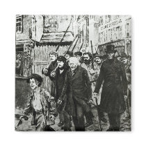 Gavroche Leading a Demonstration magnets