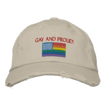 Gay and Proud Embroidered Hats