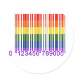 Gay Barcode 1 Sticker