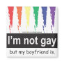 Gay Boyfriend Magnet Square