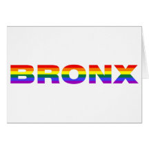 Gay Bronx greeting card
