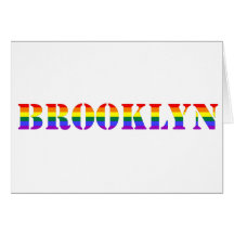 Gay Brooklyn greeting card