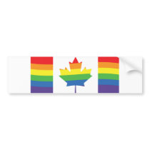 Gay Canadian Bumper Sticker