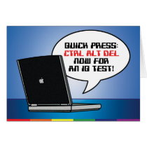 Gay Cards - Ctrl Alt Delete