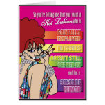Gay Cards - Hot Lesbian