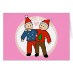Gay Christmas Couple Card