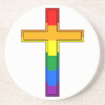 Gay Cross Beverage Coaster