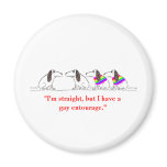 Gay Dog Cartoon #3 Refrigerator Magnets