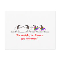 Gay Dog Cartoon #3 Post Card