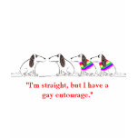 Gay Dog Cartoon #3 t-shirts