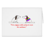 Gay Dog Cartoon #5 Greeting Card