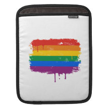 GAY FLAG DRIPPING SLEEVES FOR iPads