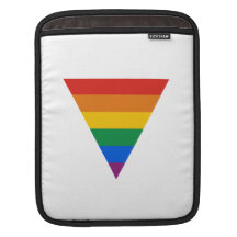 GAY FLAG TRIANGLE iPad SLEEVE