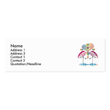 Gay Flamingos Profile Cards Business Card Template