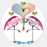 Gay Flamingos Stickers