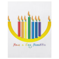 Gay Hanukka Personalized Flyer