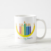 Gay Hanukka Mug