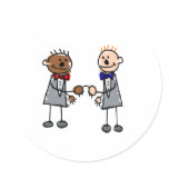 Gay Interracial Couple stickers