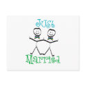 Gay Just Married postcards