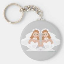 Gay Lesbian Wedding Favours Key Chain