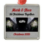 Gay Marriage 1st Christmas Ornament