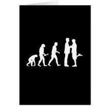 Gay Marriage Evolution - Greeting Card