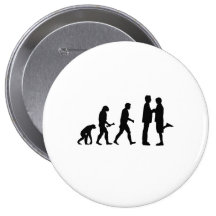 Gay Marriage Evolution Pinback Buttons