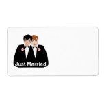 Gay Marriage Groom Labels