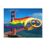 Gay Marriage San Francisco Post Card