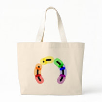 Gay Morse Code Arc Bag bags