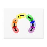 Gay Morse Code Arc Postcard