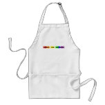 Gay Morse Code Bar Apron