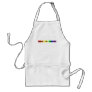 Gay Morse Code Bar Apron